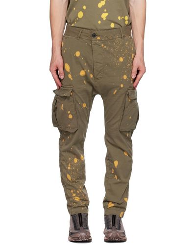 Boris Bidjan Saberi 11 Green P21b Cargo Pants - Multicolour