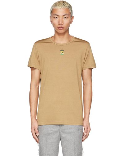 Doublet Tan Fiber T-shirt - Multicolor