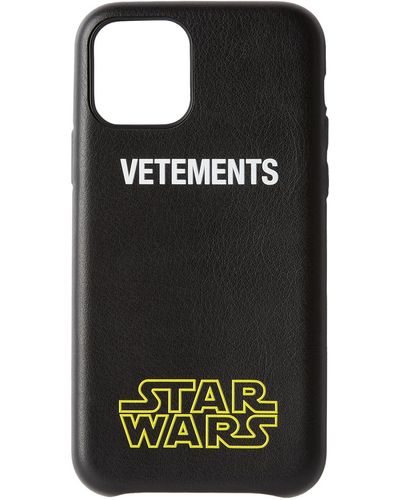 Vetements Star Wars エディション ロゴ Iphone 11 Pro ケース - ブラック