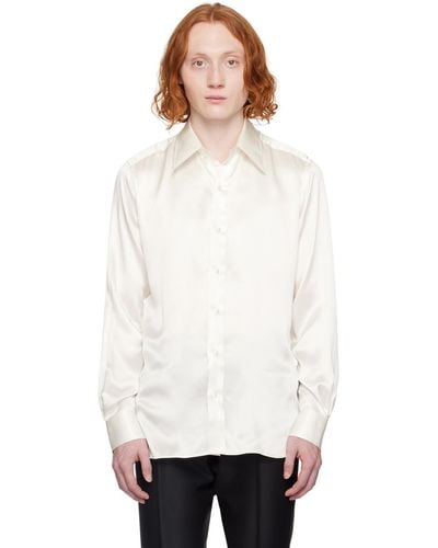 Tom Ford Slim-fit Shirt - White