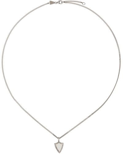 Adina Reyter Shield Necklace - Natural