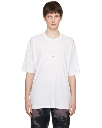 Song For The Mute Oversized T-shirt - White