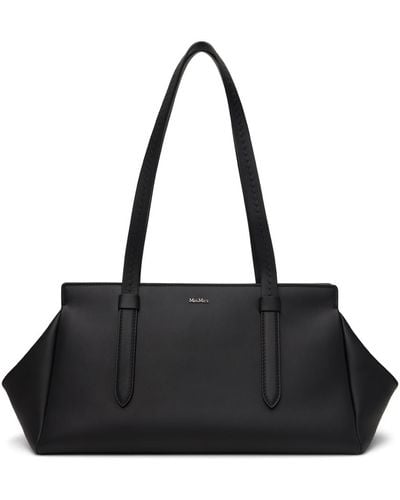 Max Mara Black Leather Archetipo Bag