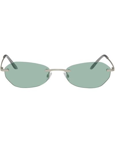 Our Legacy Silver Adorable Sunglasses - Black