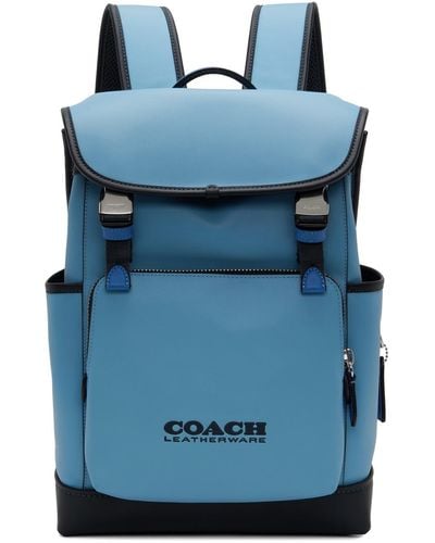COACH Blue League Backpack