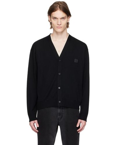 WOOYOUNGMI Black Embroidered Cardigan