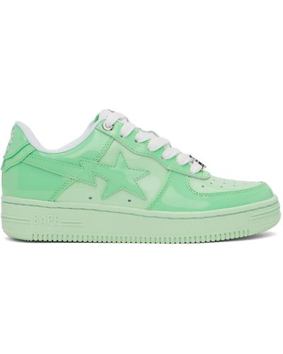 A Bathing Ape Sta Trainers - Green
