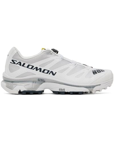 Salomon White Xt-4 Og Sneakers - Black