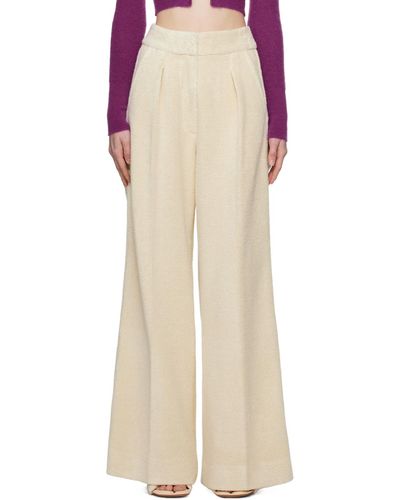 Jacquemus Le Pantalon Banha トラウザーズ - ナチュラル