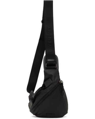 Givenchy Small G-Zip Triangle Bag - Black