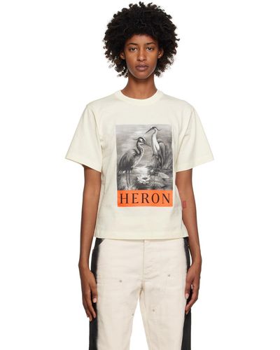 Heron Preston T-shirt 'heron' blanc - Multicolore