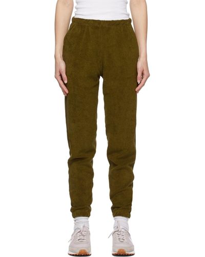 Gil Rodriguez Ssense Exclusive Green Terry Beachwood Lounge Trousers