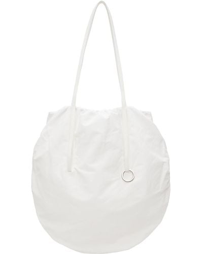 Low Classic Shirring String Bag - White