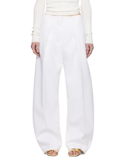 Jacquemus Les Sculptures 'Le Pantalon Ovalo' Pants - White