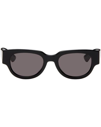 Bottega Veneta Lunettes de soleil carrées noires