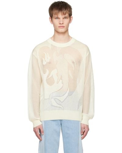Feng Chen Wang Phoenix Sweater - White