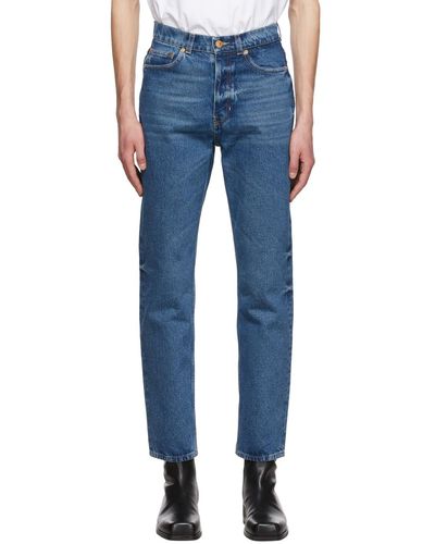 Tom Wood Faded Jeans - Blue