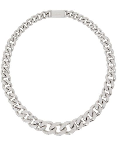 Metallic Jil Sander Necklaces for Men | Lyst