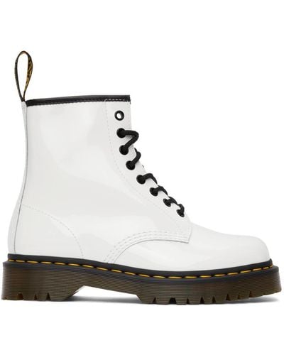 Dr. Martens Patent 1460 Bex Boots - White