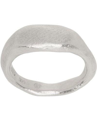 Seb Brown Seb Print Ring - Metallic