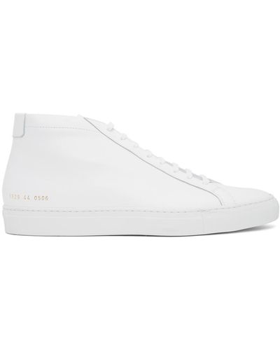 Common Projects Baskets hes original achilles mid - Blanc