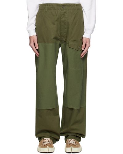 Engineered Garments Green Field Cargo Trousers