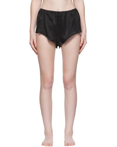 Asceno Venice Pajama Shorts - Black