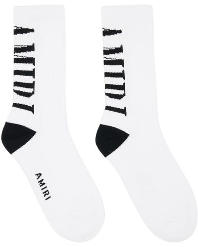 Amiri Vertical Core Socks - White