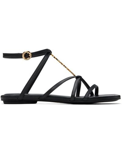 Jacquemus Shoes > sandals > flat sandals - Noir