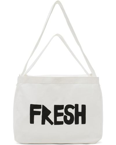 Comme des Garçons Comme Des Garçons Shirt White Brett Westfall Edition 'fresh' Tote
