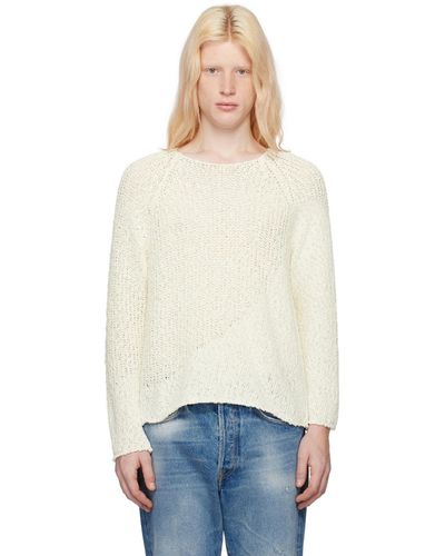 Low Classic Off- Raglan Sleeve Sweater - Black