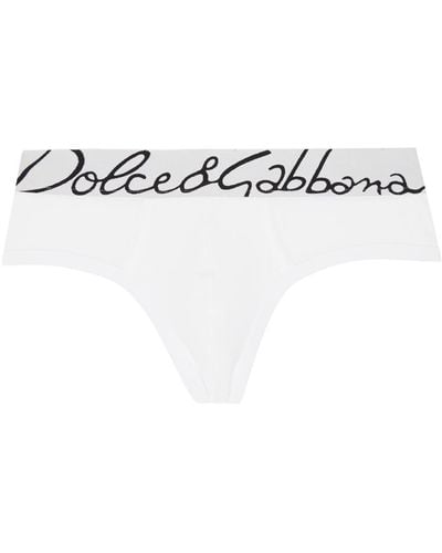 Dolce & Gabbana Dolce&gabbana White Brando Briefs - Black