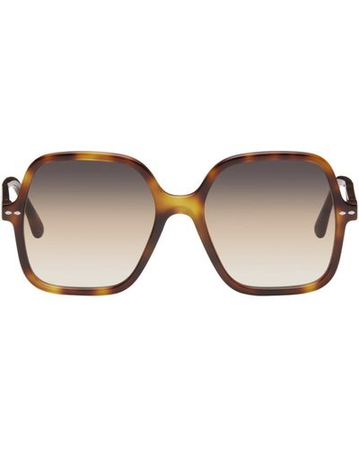 Isabel Marant Tortoiseshell Square Sunglasses - Black