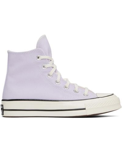 Converse Purple Chuck 70 Seasonal Color Sneakers - Black