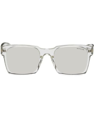 Moncler Transparent Arcsecond Sunglasses - Black