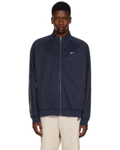 Nike Track Zip-up Sweater - Blue