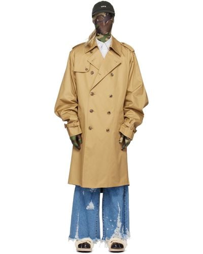 Doublet Invisible Trench Coat - Blue