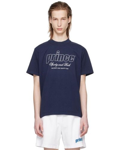 Sporty & Rich Prince Edition Health T-shirt - Blue