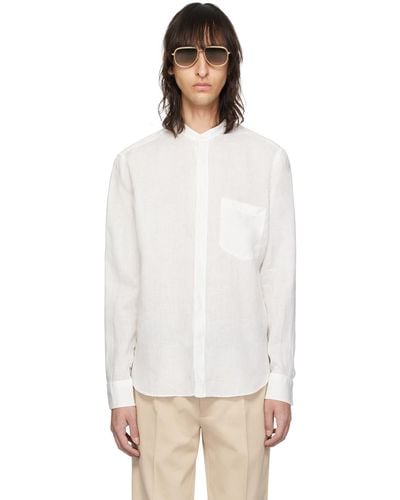 Zegna White Button Shirt - Multicolour