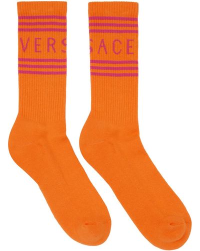 Versace Athletic ソックス - オレンジ