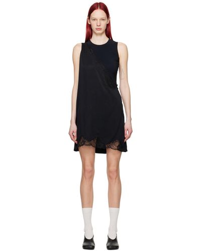 MM6 by Maison Martin Margiela Laye Minidress - Black