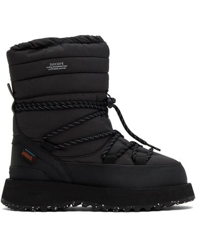 Suicoke Bower-evab-hi-lace Boots - Black