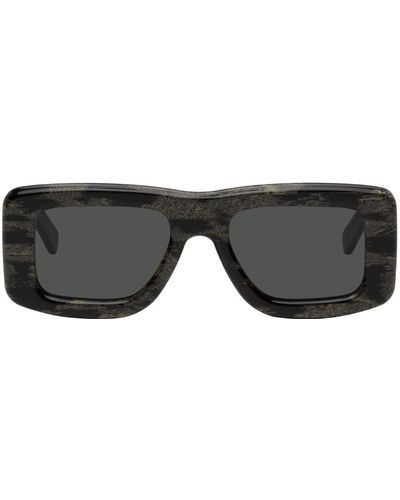 Retrosuperfuture Tortoiseshell Virgilio Sunglasses - Black