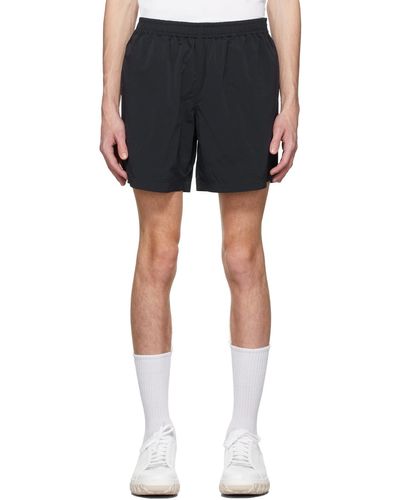 Thom Browne Thom E Nylon High Density Tech Shorts - Black