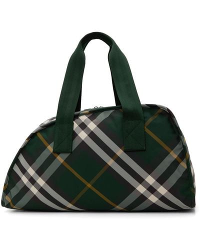 Burberry Medium Shield Duffle Bag - Green