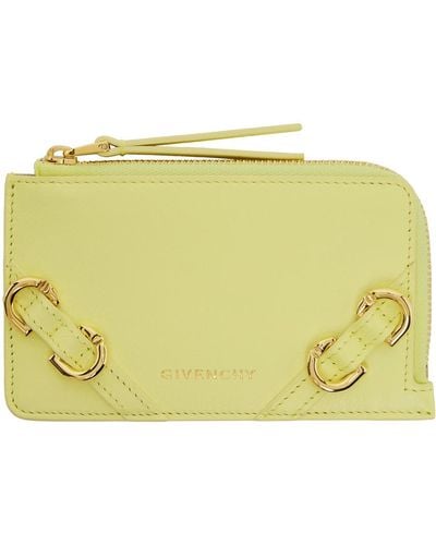 Givenchy Yellow Voyou Card Holder