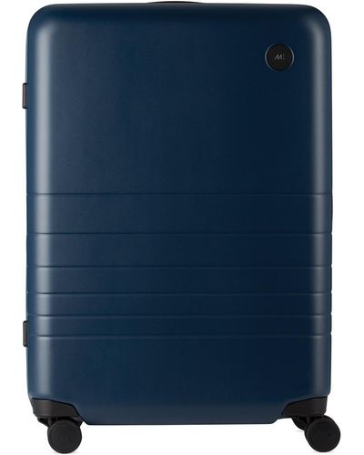 Monos Moyenne valise marine - classic - Bleu