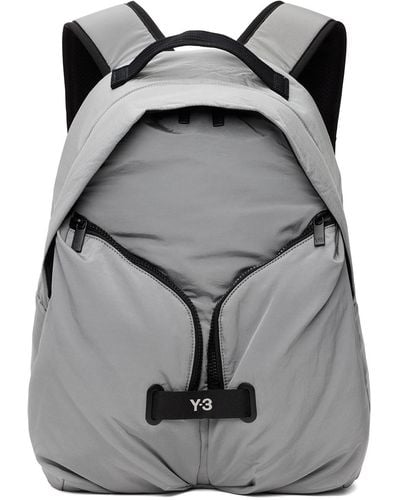 Y-3 Grey Tech Backpack