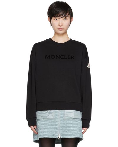 Moncler Black Logo Sweatshirt
