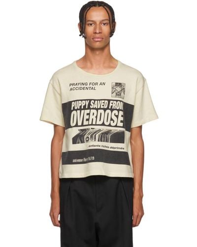 Enfants Riches Deprimes White Puppy Saved From Overdose T-shirt